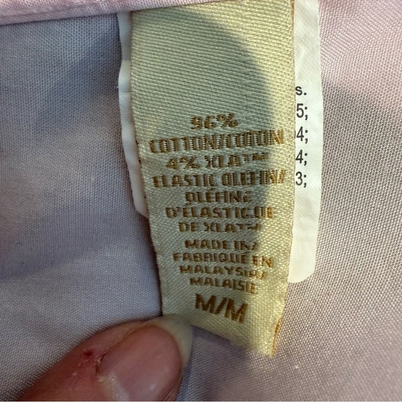 Denver Hayes Shirt Blouse Pink Button Down Long Sleeved Country Western Farmwear - Picture 9 of 12